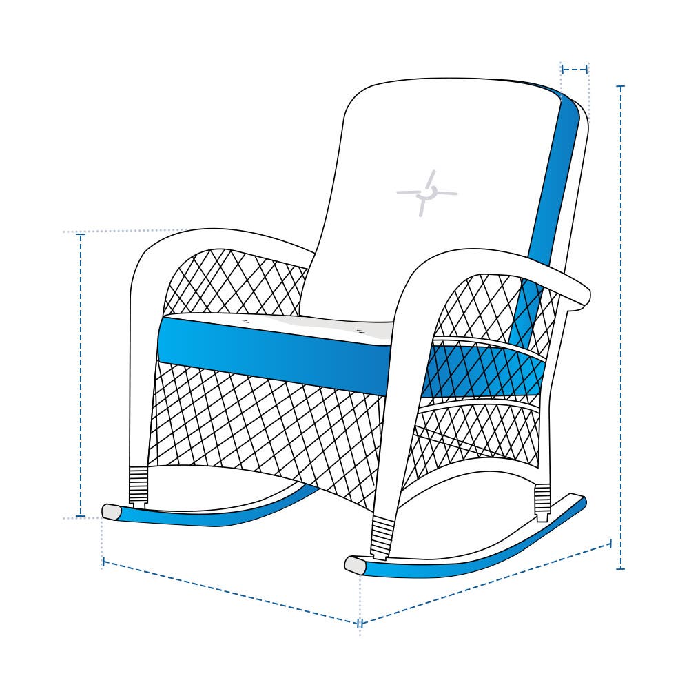 Rocking Armchair Custom Covers image 1