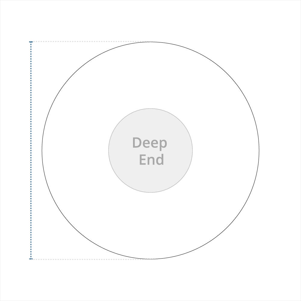 Leaf Net Pool Cover - Round image 1