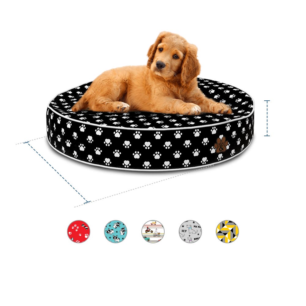 Round Dog Bed Cushion image 1