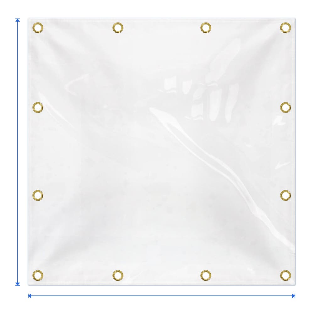 Custom Heavy Duty Clear Vinyl Tarps image 1