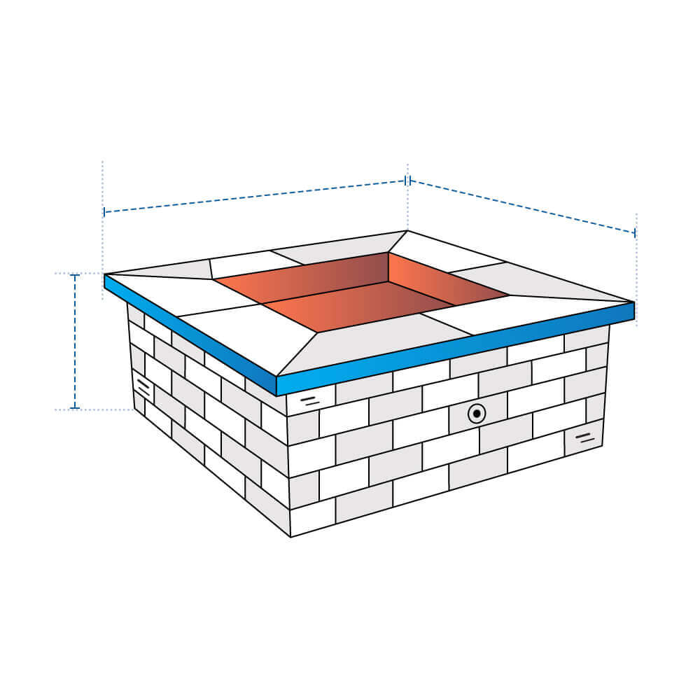 Square Fire Pit Covers image 1