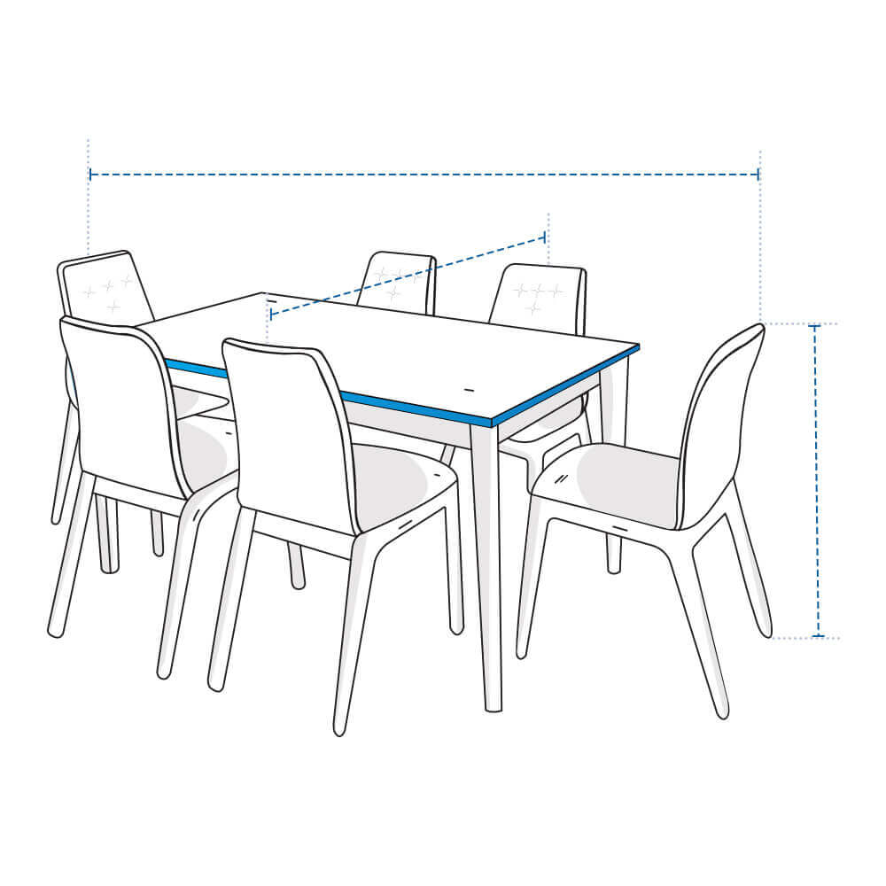 Custom Square/Rectangle Table Chair Set Covers image 1