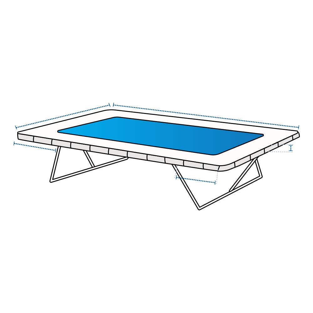 Custom Rectangular / Square Trampoline Cover image 1