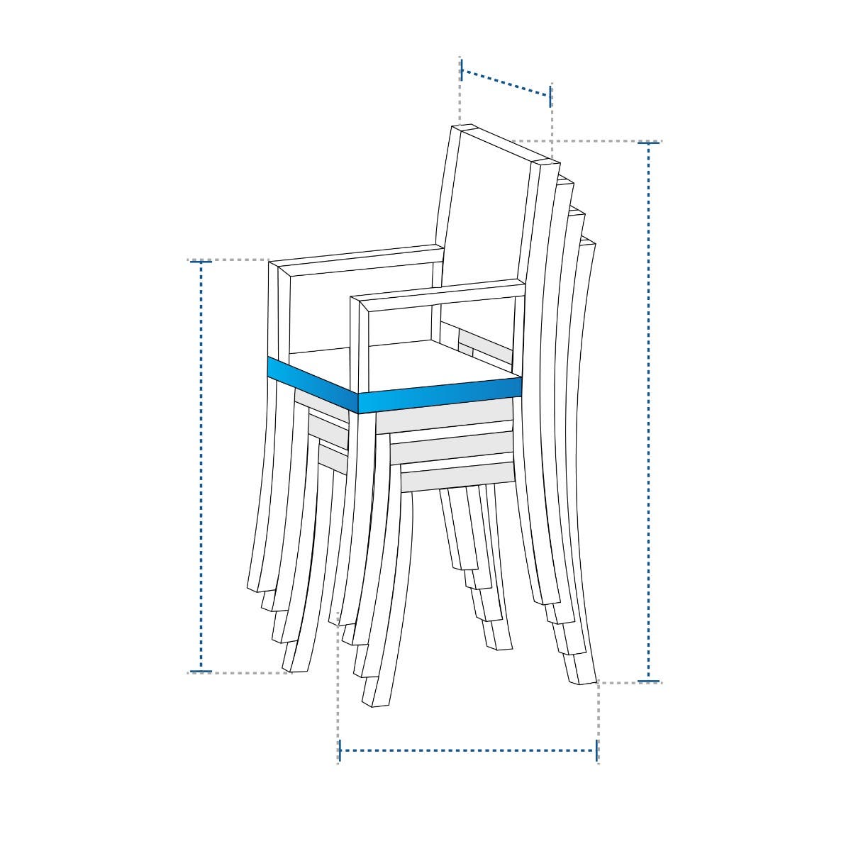 Stackable Chair Covers image 1