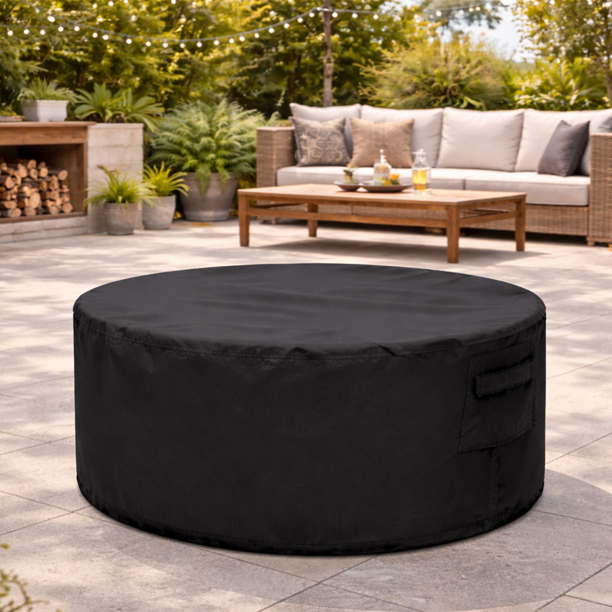 Circular Fire Pit Custom Covers image 2