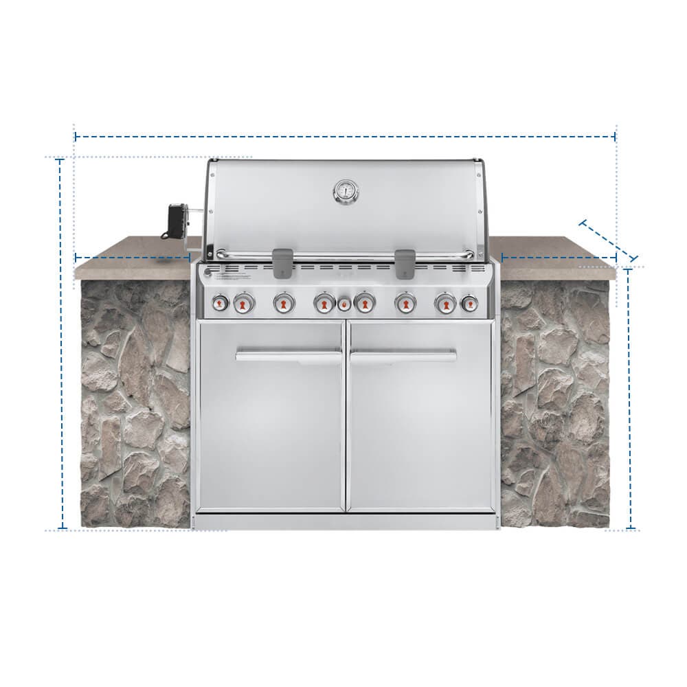 Grill Cover for Weber Summit S-660 Built-In Gas Grill image 1