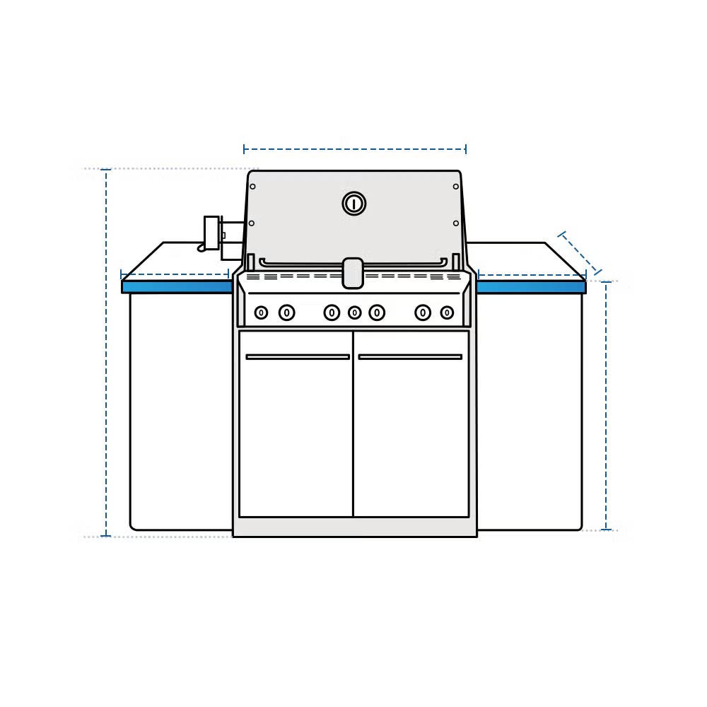 Grill Cover for Weber Summit S-460 Built-In Gas Grill image 1