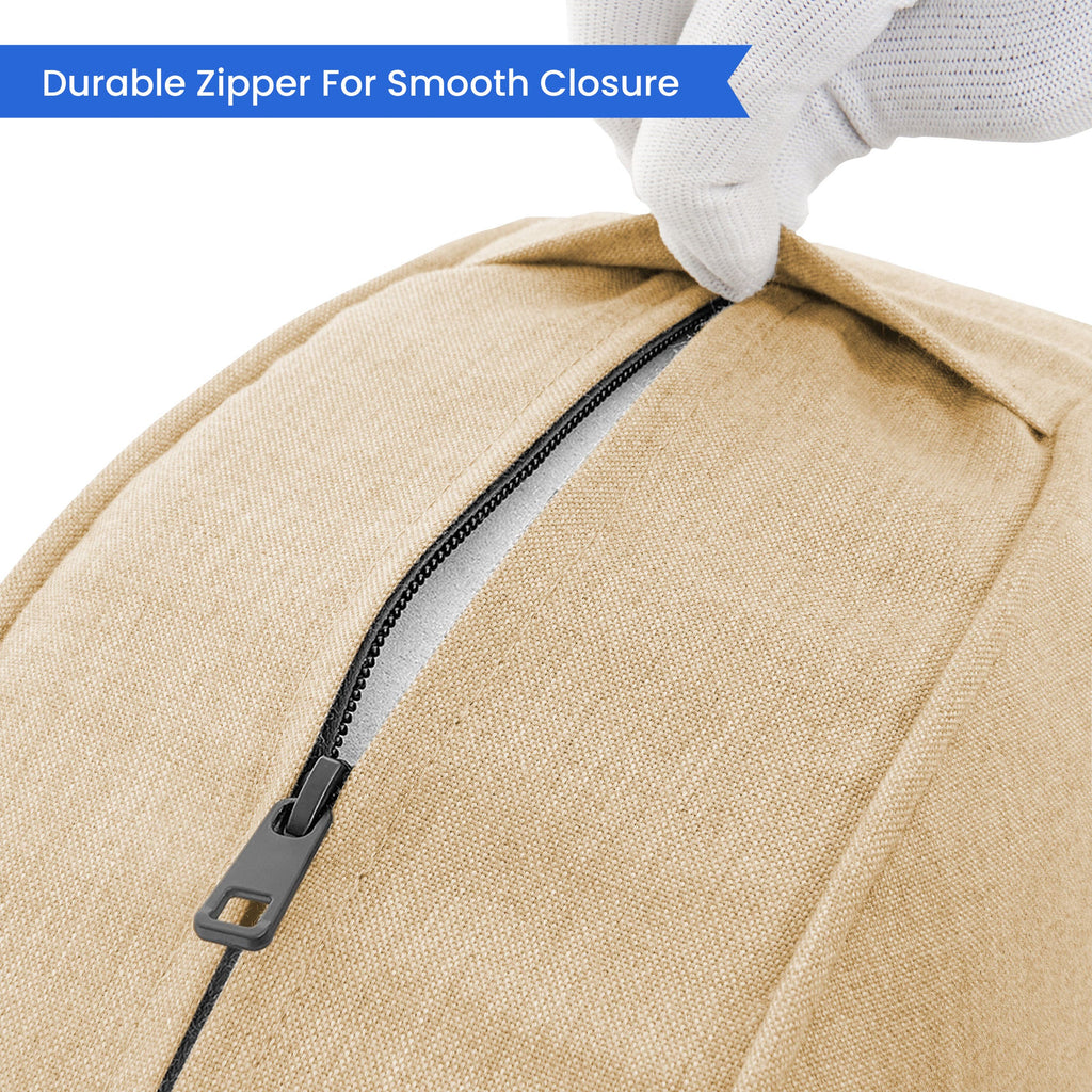 Sunbrella Ottoman Circle/ Round Cushion Cover image 7