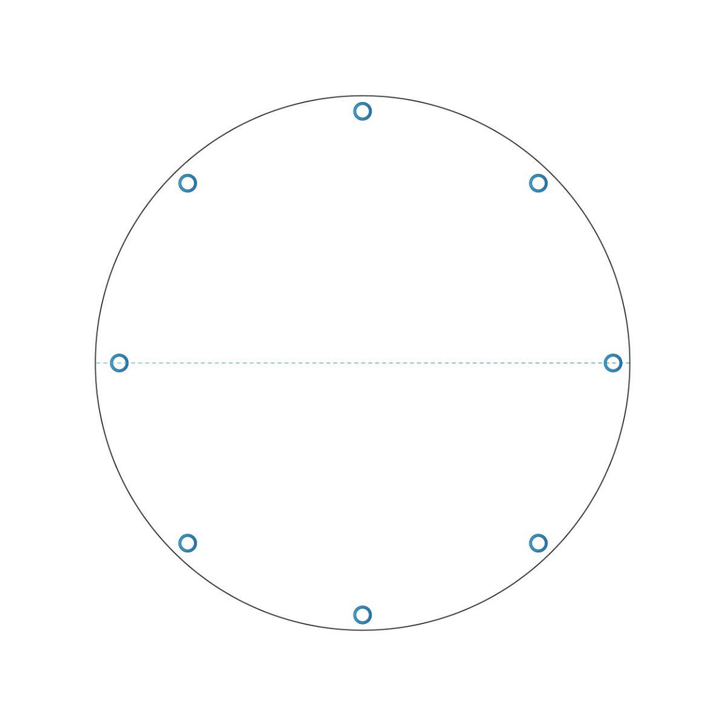 Custom Super Heavy Duty Vinyl Tarp - Round image 1