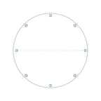 Custom Super Heavy Duty Vinyl Tarp - Round image 1