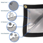 Heavy Duty Tarp 18oz, Size: 15' x 50' image 3