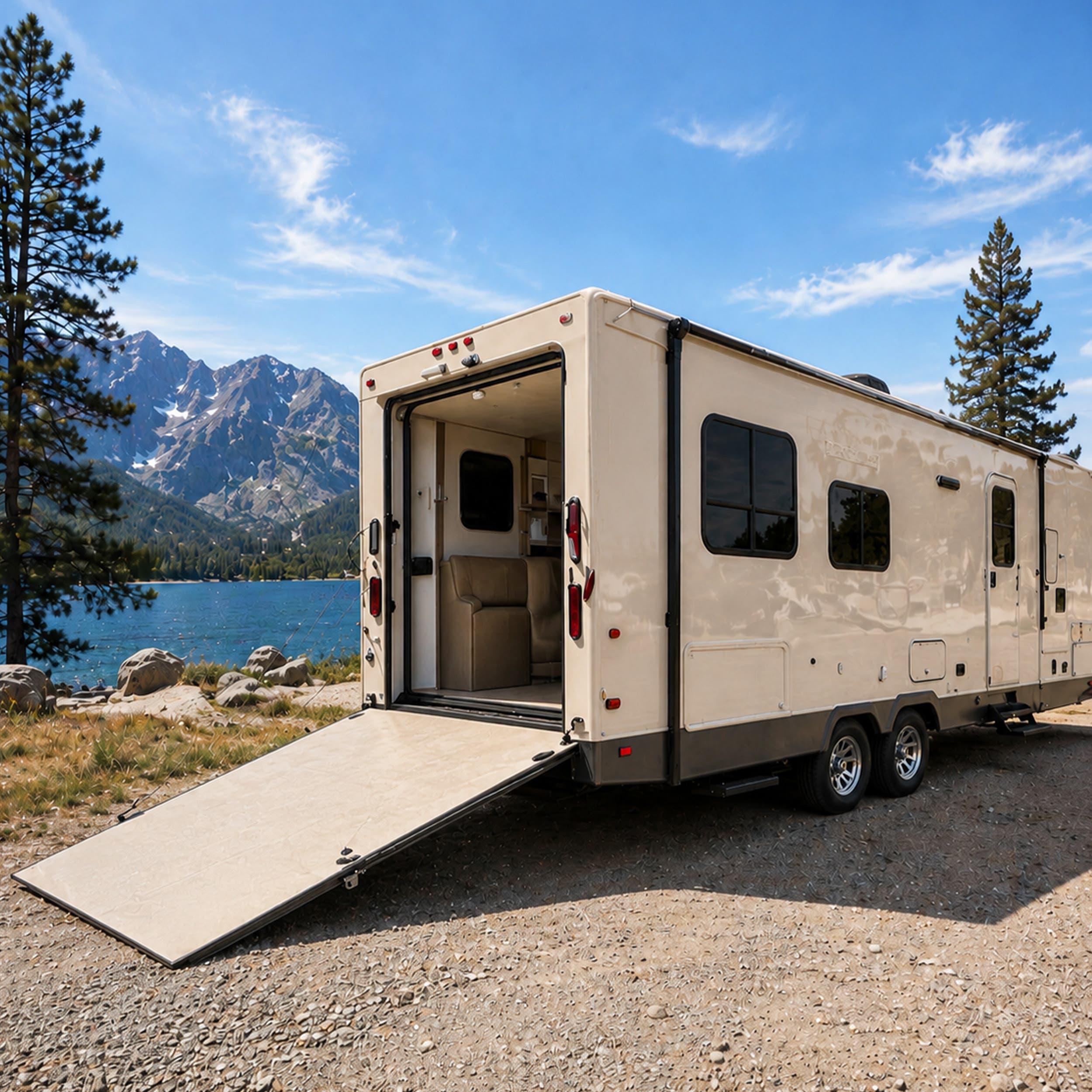 Toy Hauler Trailer Cover image 2