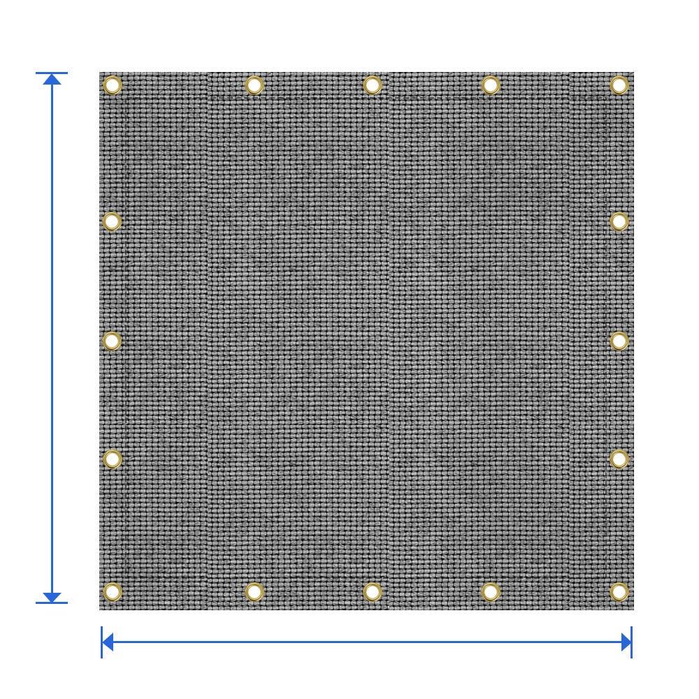 Knitted Mesh Tarps - 95% Shade image 1